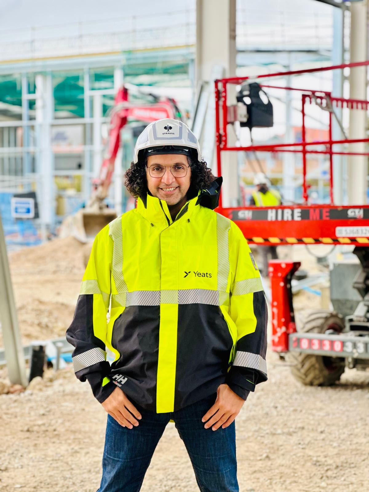 Mohammed Alnassar at the Yeats office