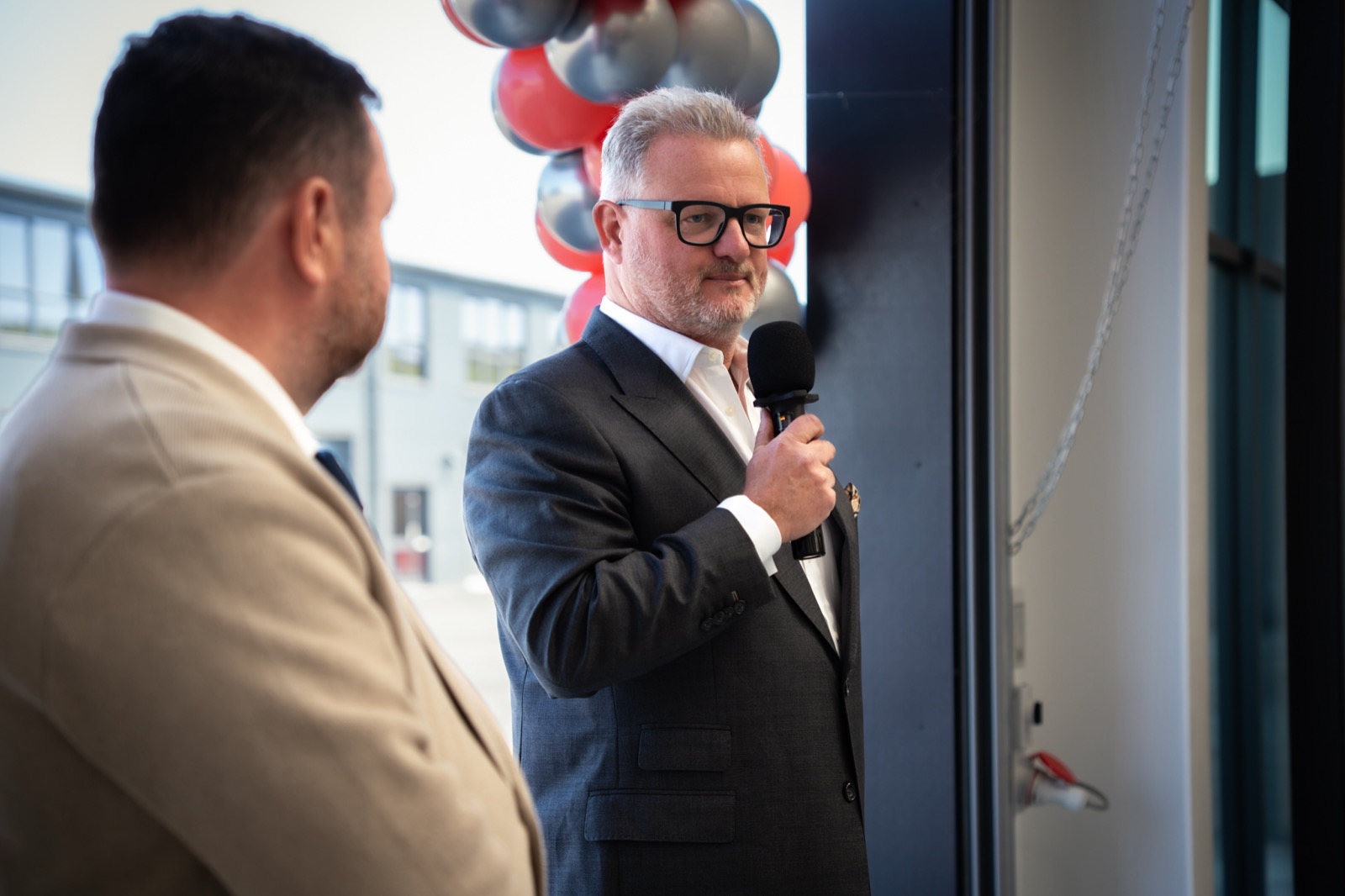 Niall Lawlor of Yeats addresses guests